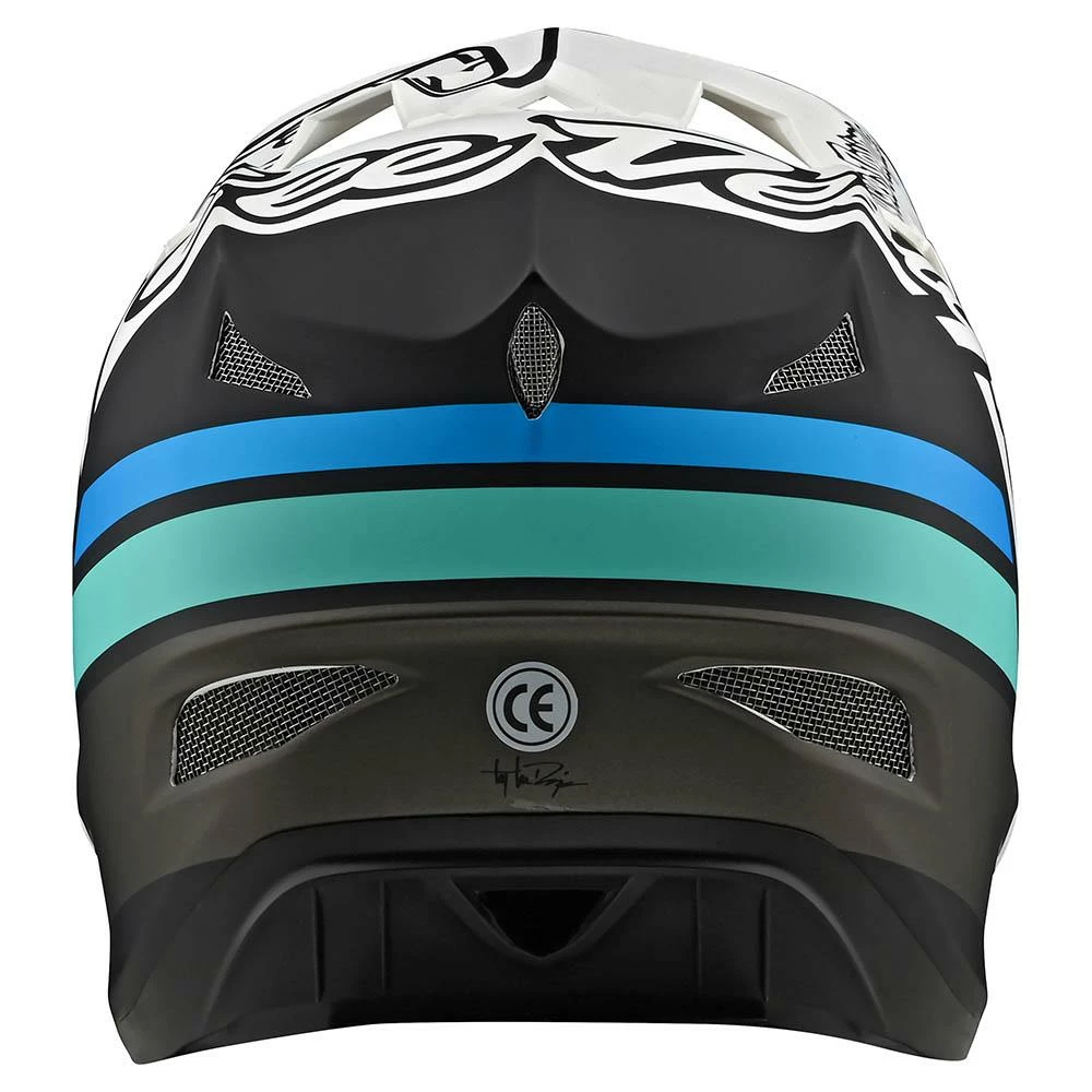 Troy Lee Designs D3 Fiberlite -Silhouette White/Navy Helmets 3 Troy Lee Designs D3 Fiberlite -Silhouette White/Navy Helmets