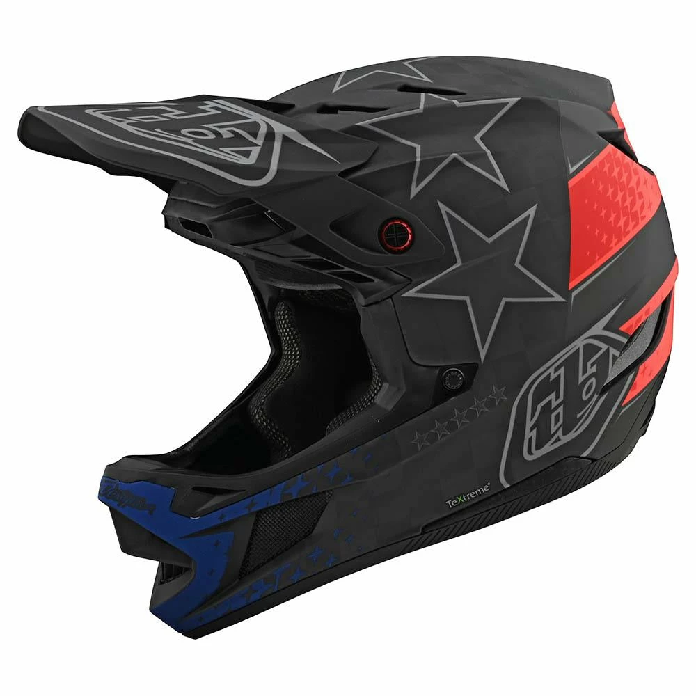 Troy Lee Designs D4 Carbon Freedom 2.0 MIPS Helmet-Black/Red Helmets 1 Troy Lee Designs D4 Carbon Freedom 2.0 MIPS Helmet-Black/Red Helmets