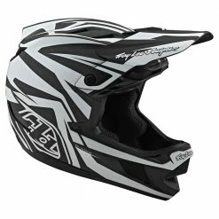 Troy Lee Designs D4 Carbon MIPS Helmet-Slash Black/White 8 Troy Lee Designs D4 Carbon MIPS Helmet-Slash Black/White