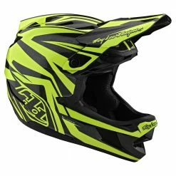 Troy Lee Designs D4 Carbon MIPS Helmet-Slash Black/Yellow 8 Troy Lee Designs D4 Carbon MIPS Helmet-Slash Black/Yellow
