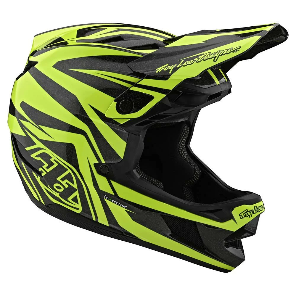Troy Lee Designs D4 Carbon MIPS Helmet-Slash Black/Yellow 4 Troy Lee Designs D4 Carbon MIPS Helmet-Slash Black/Yellow
