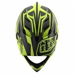 Troy Lee Designs D4 Carbon MIPS Helmet-Slash Black/Yellow 9 Troy Lee Designs D4 Carbon MIPS Helmet-Slash Black/Yellow