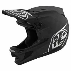 Troy Lee Designs D4 Carbon MIPS Helmet-Stealth Black/Silver Helmets