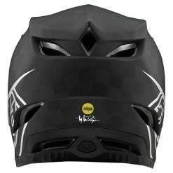 Troy Lee Designs D4 Carbon MIPS Helmet-Stealth Black/Silver Helmets