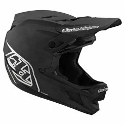Troy Lee Designs D4 Carbon MIPS Helmet-Stealth Black/Silver Helmets
