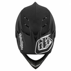 Troy Lee Designs D4 Carbon MIPS Helmet-Stealth Black/Silver Helmets