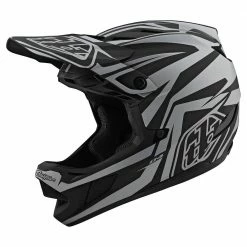Helmets Troy Lee Designs D4 Composite MIPS Helmet-Slash Black/Silver