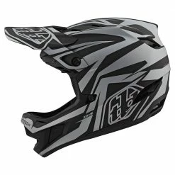 Helmets Troy Lee Designs D4 Composite MIPS Helmet-Slash Black/Silver