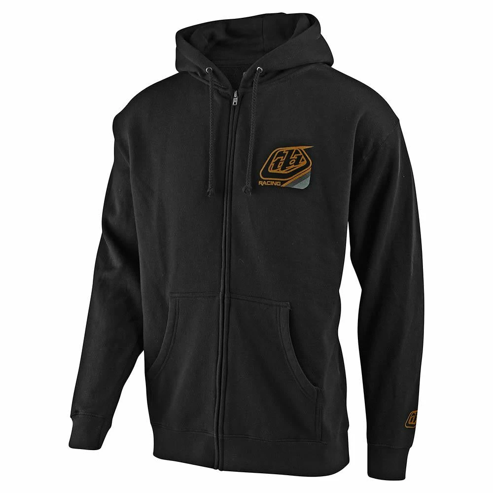 Troy Lee Designs Mix Zip Up Hoodie-Black 1 Troy Lee Designs Mix Zip Up Hoodie-Black