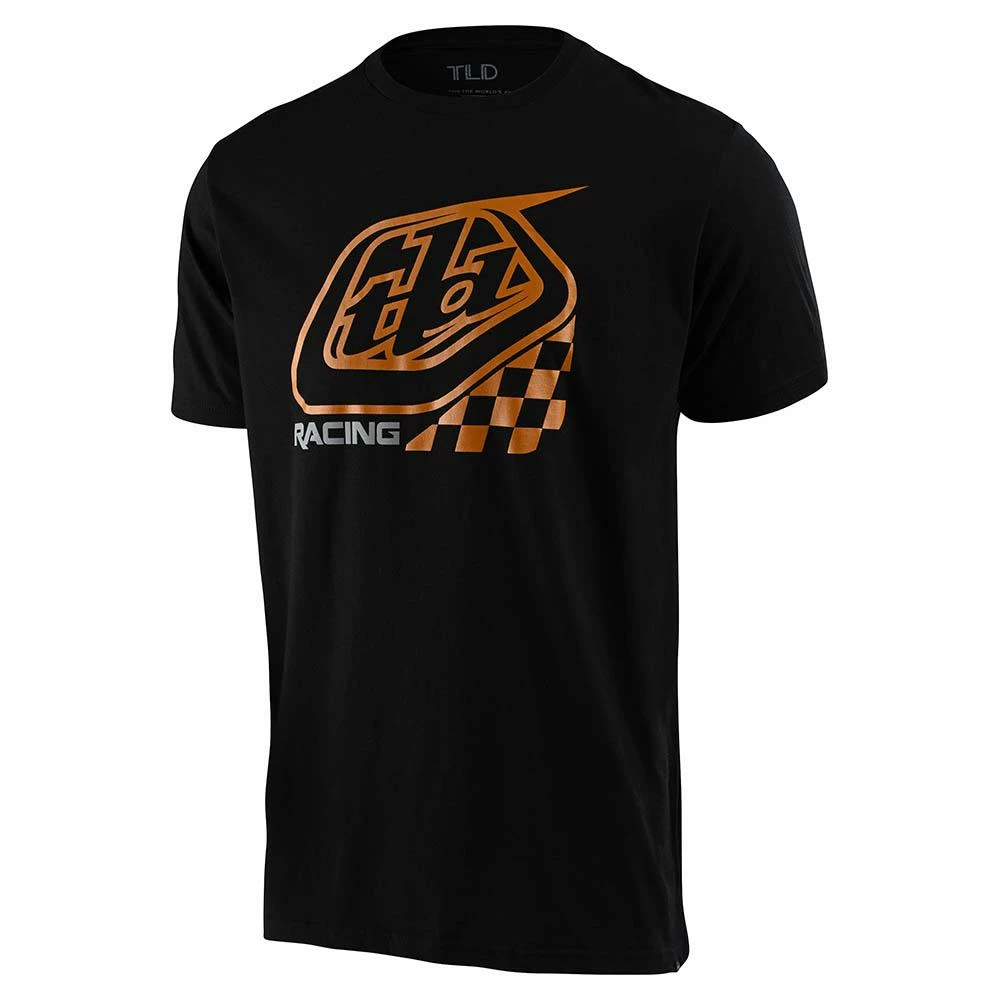 Troy Lee Designs Precision 2.0 Checker T-Shirt-Black T-Shirts 1 Troy Lee Designs Precision 2.0 Checker T-Shirt-Black T-Shirts