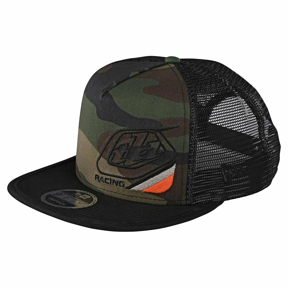 Troy Lee Designs Precision 2.0 Snapback Hat-Green Camo 1 Troy Lee Designs Precision 2.0 Snapback Hat-Green Camo