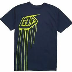Troy Lee Dripping T-Shirt-Navy-X-Large APPAREL