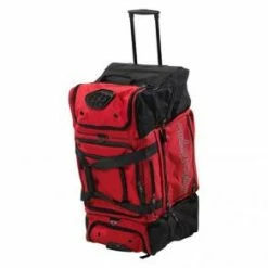 Troy Lee SE Gear Bag-Wheeled-Red