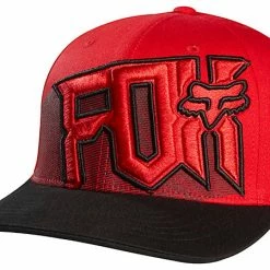 Fox Mental Power Hat-Red/Black-Large/X-Large APPAREL