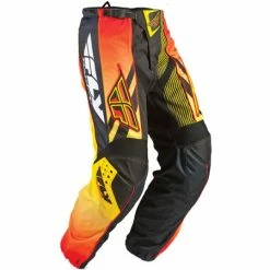 RACE WEAR Fly Racing 2013 Ltd Ed F-16 Race Pants-Black/Orange/Yellow