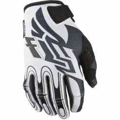Fly Racing 2013 Kinetic Gloves-White/Black RACE WEAR