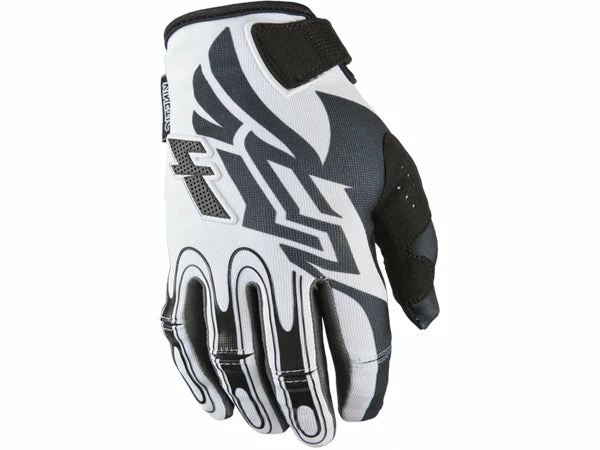 Fly Racing 2013 Kinetic Gloves-White/Black RACE WEAR 1 Fly Racing 2013 Kinetic Gloves-White/Black RACE WEAR