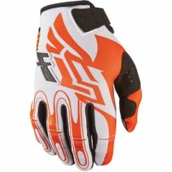 Fly Racing 2013 Kinetic Gloves-Orange/White RACE WEAR