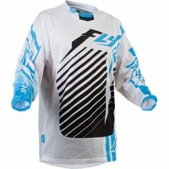Fly Racing 2013 Kinetic RS Race Jersey-Blue/White RACE WEAR