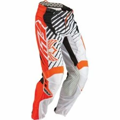 Fly Racing 2013 Kinetic RS Race Pants-Orange/White RACE WEAR