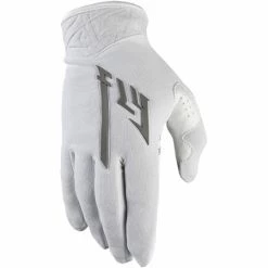 RACE WEAR Fly Racing 2013/2014 Pro Lite Gloves-White/Gray