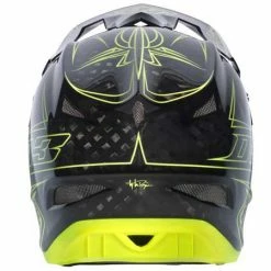 PROTECTIVE GEAR Troy Lee 2013 D3 Carbon Helmet-Pinstripe Yellow