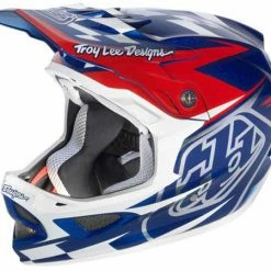 Troy Lee 2013 D3 Composite Helmet-Team Blue/White