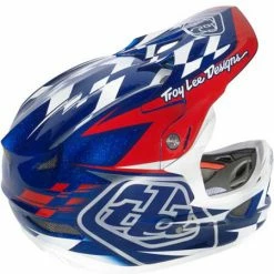 Troy Lee 2013 D3 Composite Helmet-Team Blue/White