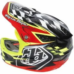 PROTECTIVE GEAR Troy Lee 2013 D3 Carbon Helmet-Team Red/Yellow 8 PROTECTIVE GEAR Troy Lee 2013 D3 Carbon Helmet-Team Red/Yellow