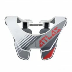 Atlas Prodigy Incline Race Neck Brace-White PROTECTIVE GEAR