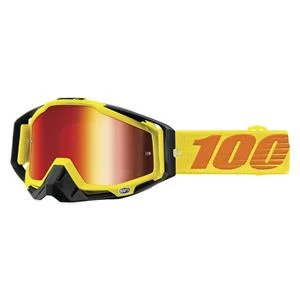 PROTECTIVE GEAR 100% Racecraft Goggles-Attack Yellow 1 PROTECTIVE GEAR 100% Racecraft Goggles-Attack Yellow
