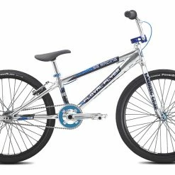 SE Racing 24" Floval Flyer Bike-High Polish Silver RACE BIKES