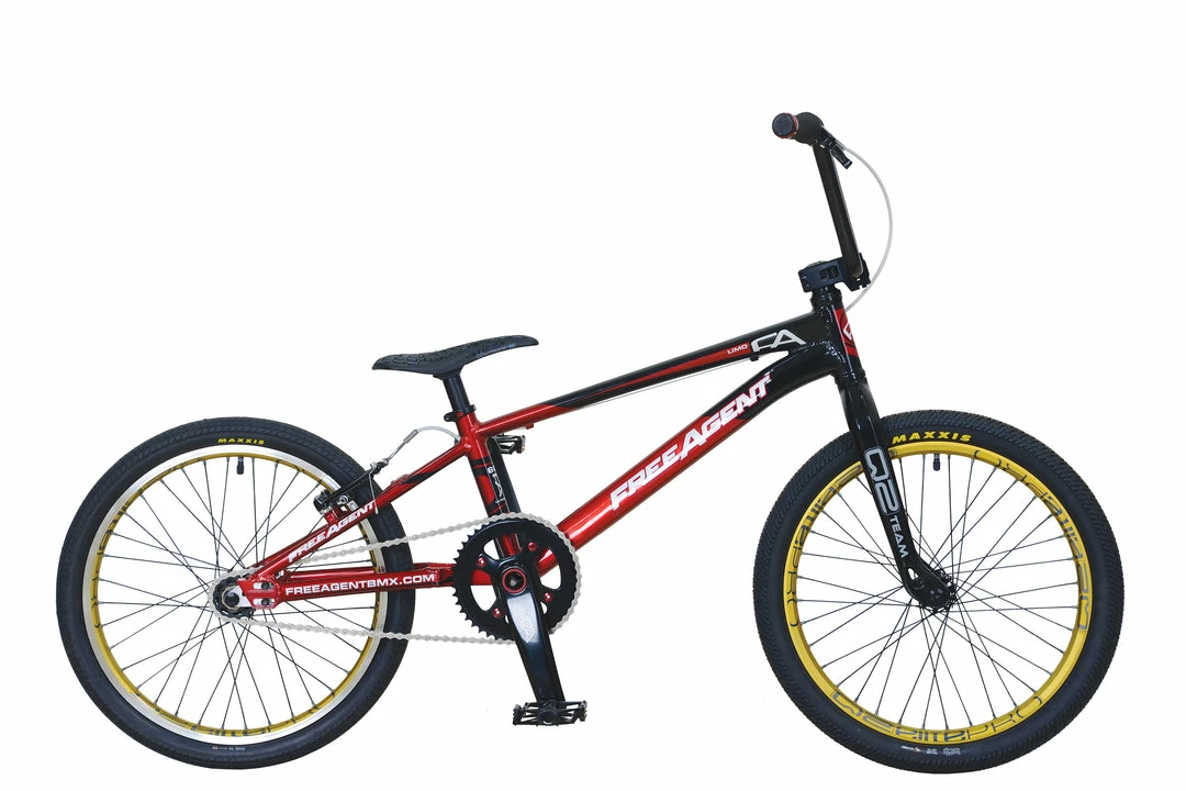 RACE BIKES Free Agent Team Limo 21"TT BMX Race Bike-Black/Red 1 RACE BIKES Free Agent Team Limo 21"TT BMX Race Bike-Black/Red