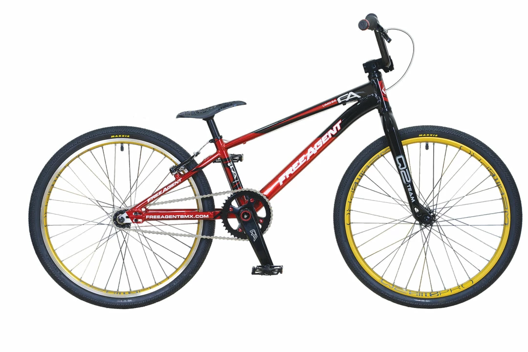 Free Agent Team Limo 24" BMX Race Bike-Black/Red 1 Free Agent Team Limo 24" BMX Race Bike-Black/Red