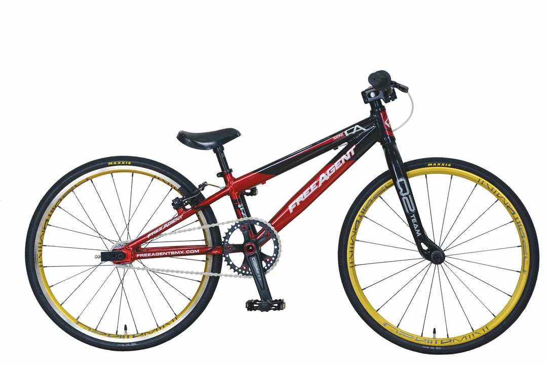 Free Agent Team Mini BMX Race Bike-Black/Red 1 Free Agent Team Mini BMX Race Bike-Black/Red