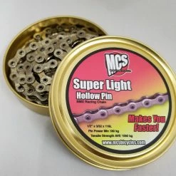 MCS Super Light Hollow Pin Chain-3/32"