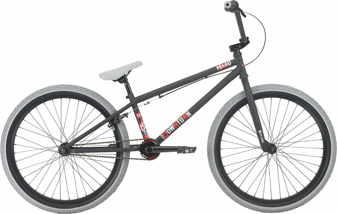Haro Downtown 24" Bike - Matte Black BIG BIKES 1 Haro Downtown 24" Bike - Matte Black BIG BIKES