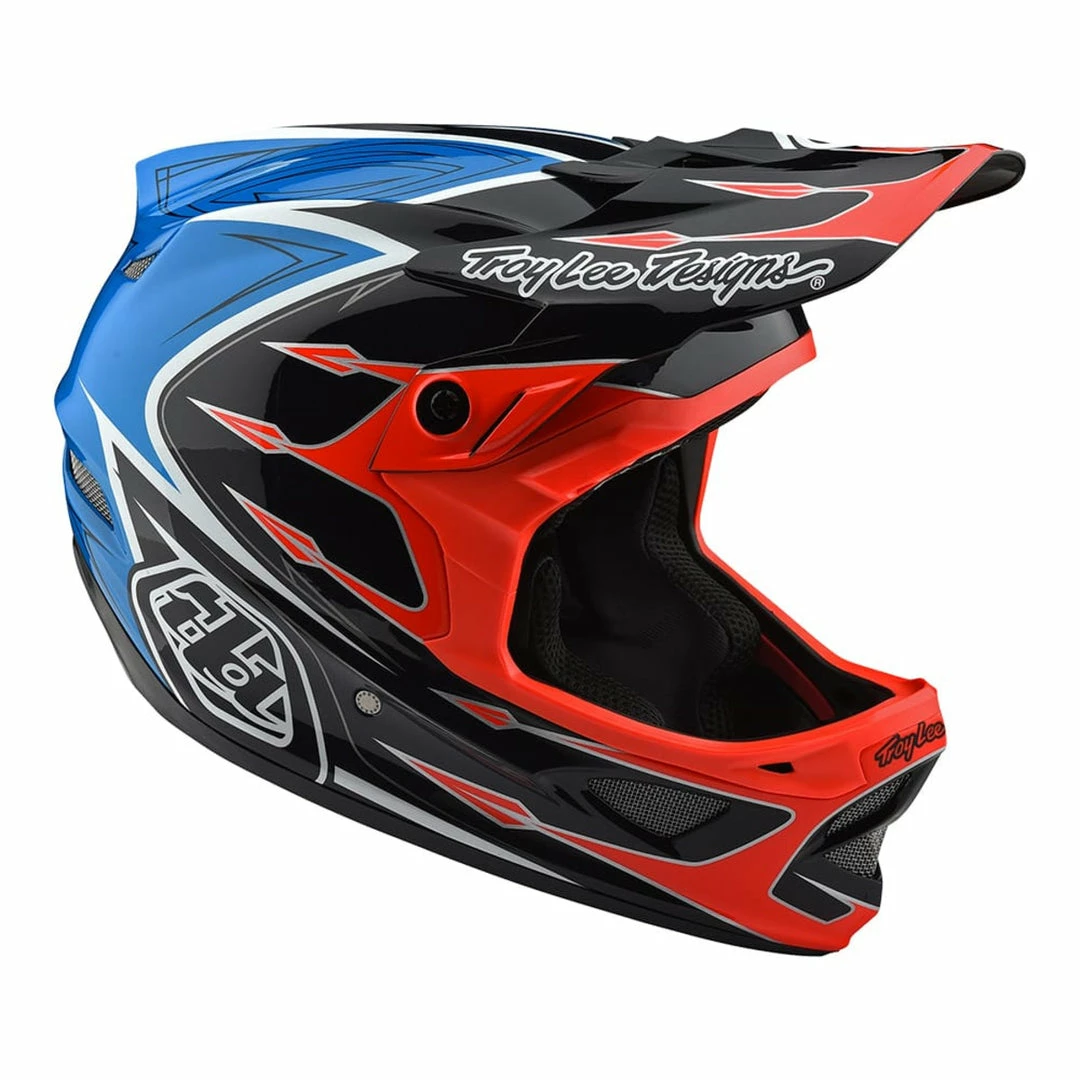 Troy Lee D3 Composite Helmet-Corona-Orange PROTECTIVE GEAR 1 Troy Lee D3 Composite Helmet-Corona-Orange PROTECTIVE GEAR
