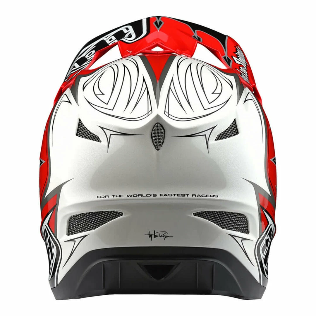 Troy Lee D3 Composite Helmet-Corona-Red/White PROTECTIVE GEAR 2 Troy Lee D3 Composite Helmet-Corona-Red/White PROTECTIVE GEAR