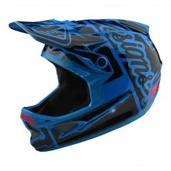 Troy Lee D3 Fiberlite Helmet-Factory-Blue PROTECTIVE GEAR 7 Troy Lee D3 Fiberlite Helmet-Factory-Blue PROTECTIVE GEAR