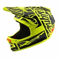 PROTECTIVE GEAR Troy Lee D3 Fiberlite Helmet-Factory-Flo Yellow 7 PROTECTIVE GEAR Troy Lee D3 Fiberlite Helmet-Factory-Flo Yellow