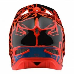 Troy Lee D3 Fiberlite Helmet-Factory-Orange PROTECTIVE GEAR