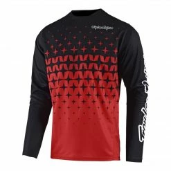 Troy Lee Sprint Jersey - Megaburst Red/ Black RACE WEAR