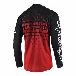 Troy Lee Sprint Jersey - Megaburst Red/ Black RACE WEAR