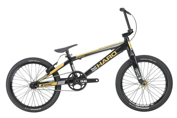 Haro Blackout XXL BMX Bike-Gloss Black/Gold 1 Haro Blackout XXL BMX Bike-Gloss Black/Gold