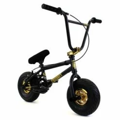 Fat Boy Black Thunder Stunt Mini Bike - Black/Gold LITTLE BIKES