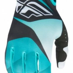 RACE WEAR Fly Racing 2017 Lite Glove-Black/White/Teal