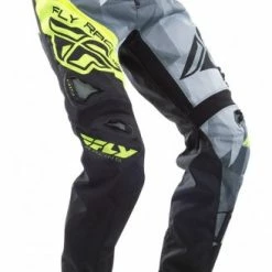 Fly Racing 2017 Kinetic Crux Bicycle Pants-Black/Hi-Vis RACE WEAR