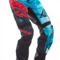 Fly Racing 2017 Kinetic Crux Bicycle Pants-Black/Teal/Red RACE WEAR