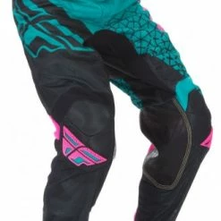 Fly Racing 2016 Kinetic Mesh Trifecta Pants-Teal/Pink/Black
